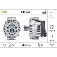 Valeo Generator Lichtmaschine 250A 14V FüR Mercedes-Benz Sprinter 35-T Kasten