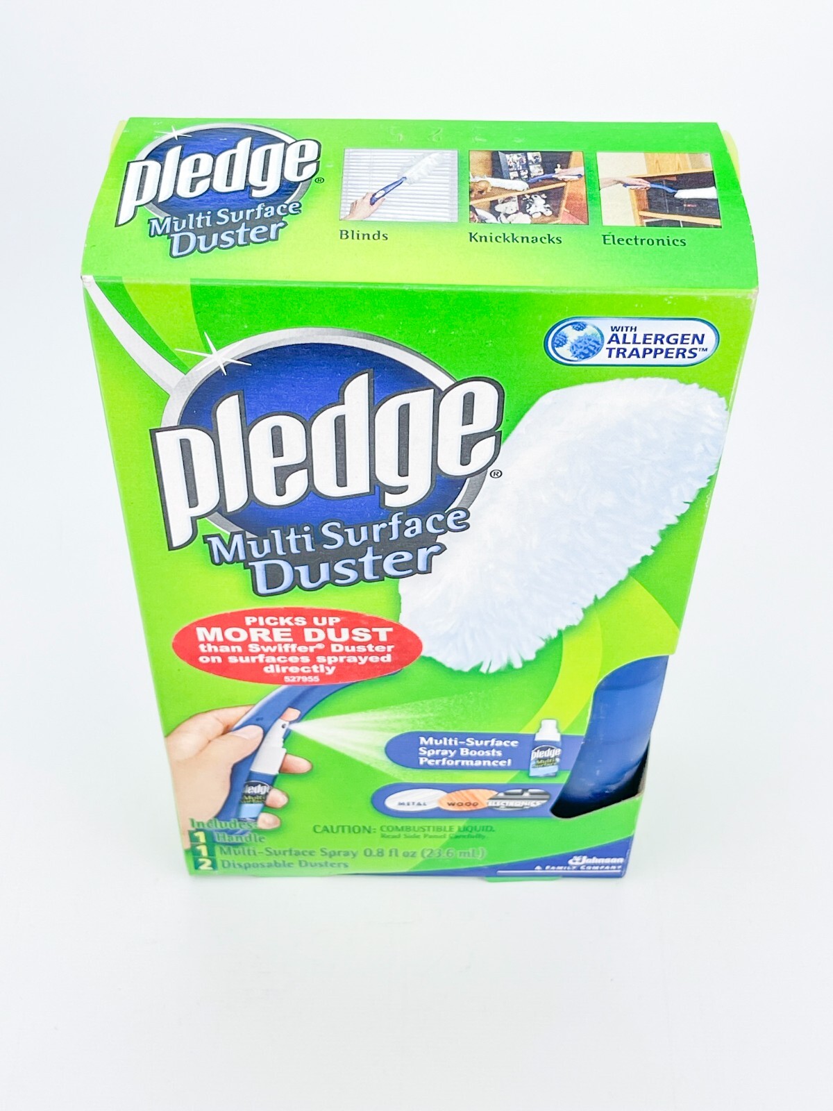 Pledge Duster Plus Handle Spray Liquid and 2 Dusters Refills New Discontinued eBay