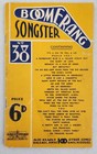 Boomerang Songster No. 38 Booklet, pre-1940