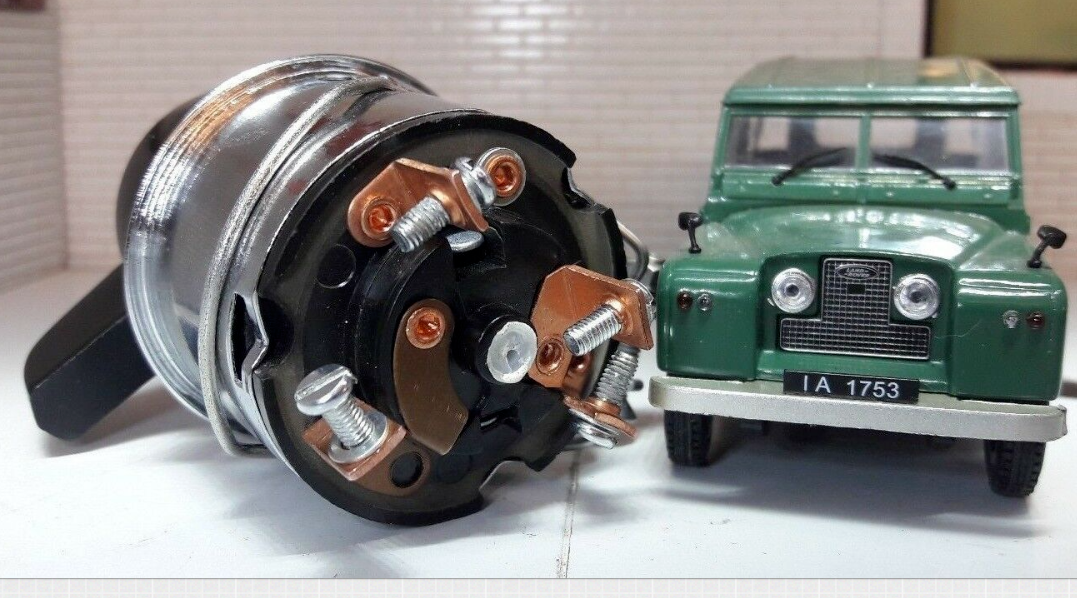 Ignition Switch 551508, Solenoid Type, For Land Rover Series 2, 2A, And 3 (See Fitment Notes