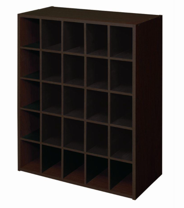 Display Stackable 25Cube Cubby Shoes Storage Unit Organizer Bookcase