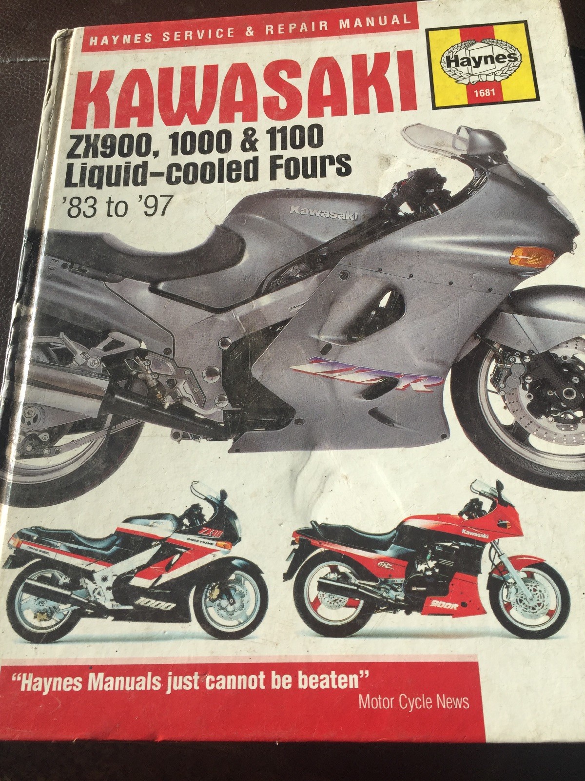Haynes Workshop Manual 1990 Kawasaki Zx900 1000 & 1100 Liquid Cooled Fours  for sale online | eBay