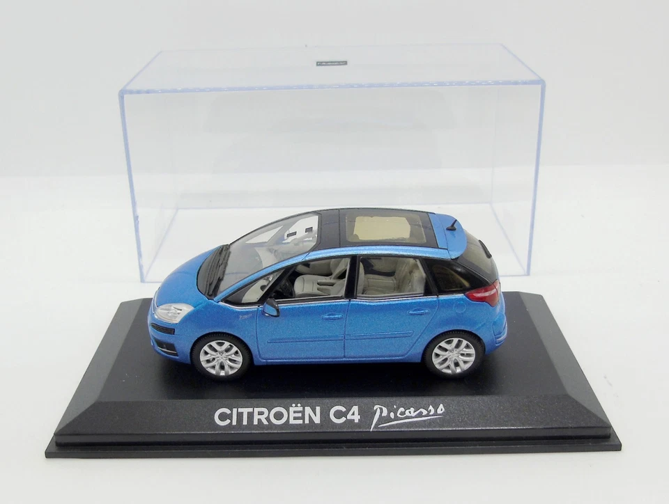 GC3707 NOREV / CITROEN PICASSO II PHASE I AMBIANCE 2006/2010 BLEU METAL 1/43 - Photo 3/4