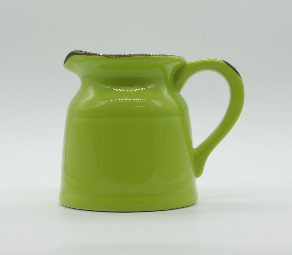 Home Essentials & Beyond Ceramic Turino 5"H Small Pitcher, Avocado Green (4929) - Image 2 of 2