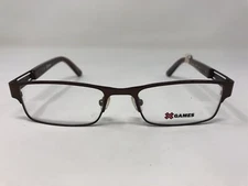 X Games Eyeglasses Frame RAD 210 48-17-135 Brown Full Rim VO95