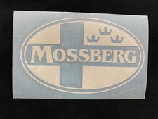 Mossberg Transfer Sticker 3.75 Inch - White New Mossberg Transfer Sticker 3.75 Inch - White New