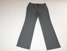 Talbots Women's Signature Dress Pants Size 10 Gray Flat Front Slacks 30" Inseam