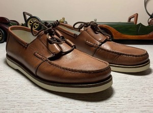 502-)Massimo Dutti Brown Leather Men's Boat Shoes Loafers Sz 42 | eBay