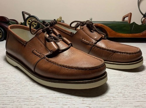 502-)Massimo Dutti Brown Leather Men's 