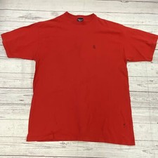 Vintage Nautica Logo Red Short Sleeve T Shirt Men Size 2XL Made In USA