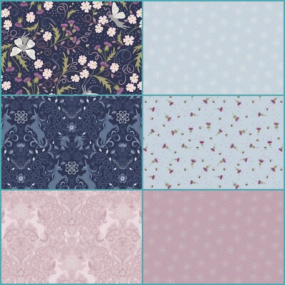 Patchwork Stoff Baumwollstoff Serie ''Celtic Faeries (metallic)''