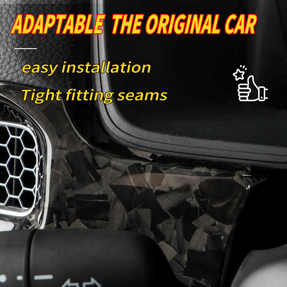 1pcs Carbon Fiber Air Outlet Cover Trim For 11th Gen Civic/Type R FL5