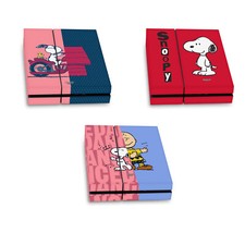 OFFICIAL PEANUTS CHARACTER GRAPHICS VINYL SKIN DECAL FOR SONY PS4 CONSOLE