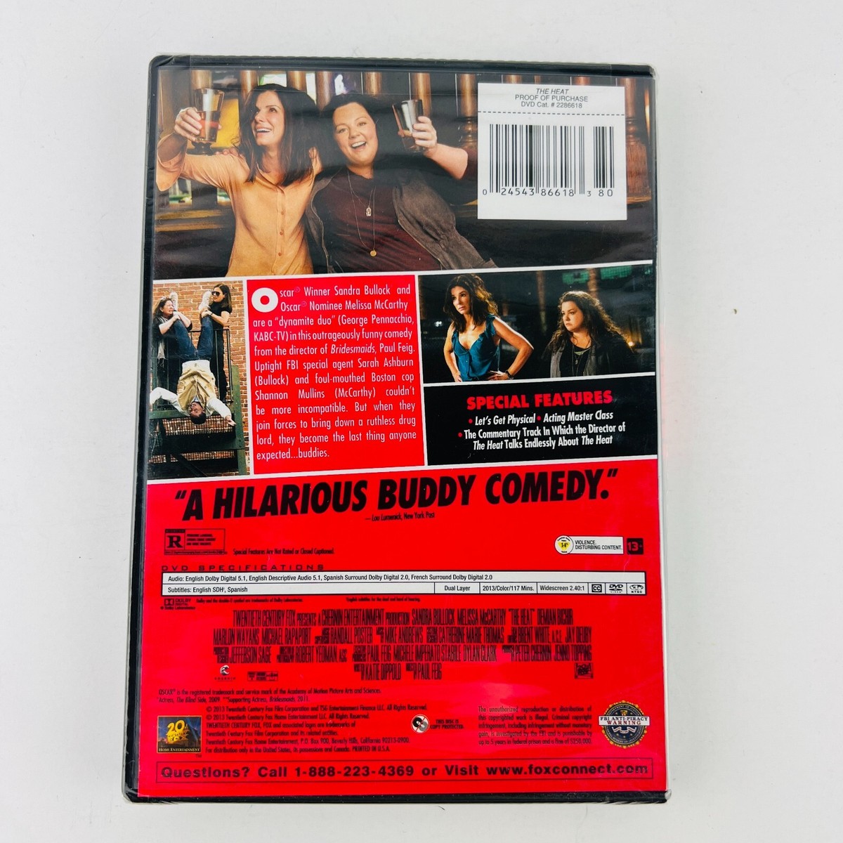 The Heat DVD NEW SEALED Sandra Bullock, Melissa McCarthy | eBay