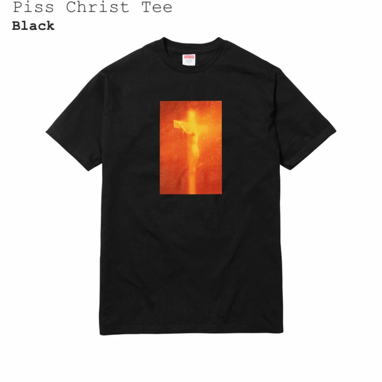 Tee shirt Supreme x Andres Serrano Piss Christ taille GRANDE   TRÈS RARE   ÉPUISÉ !!!!