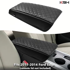 Fits 2011-2014 Ford Edge Center Console Lid Armrest Cover Vinyl Leather Pad