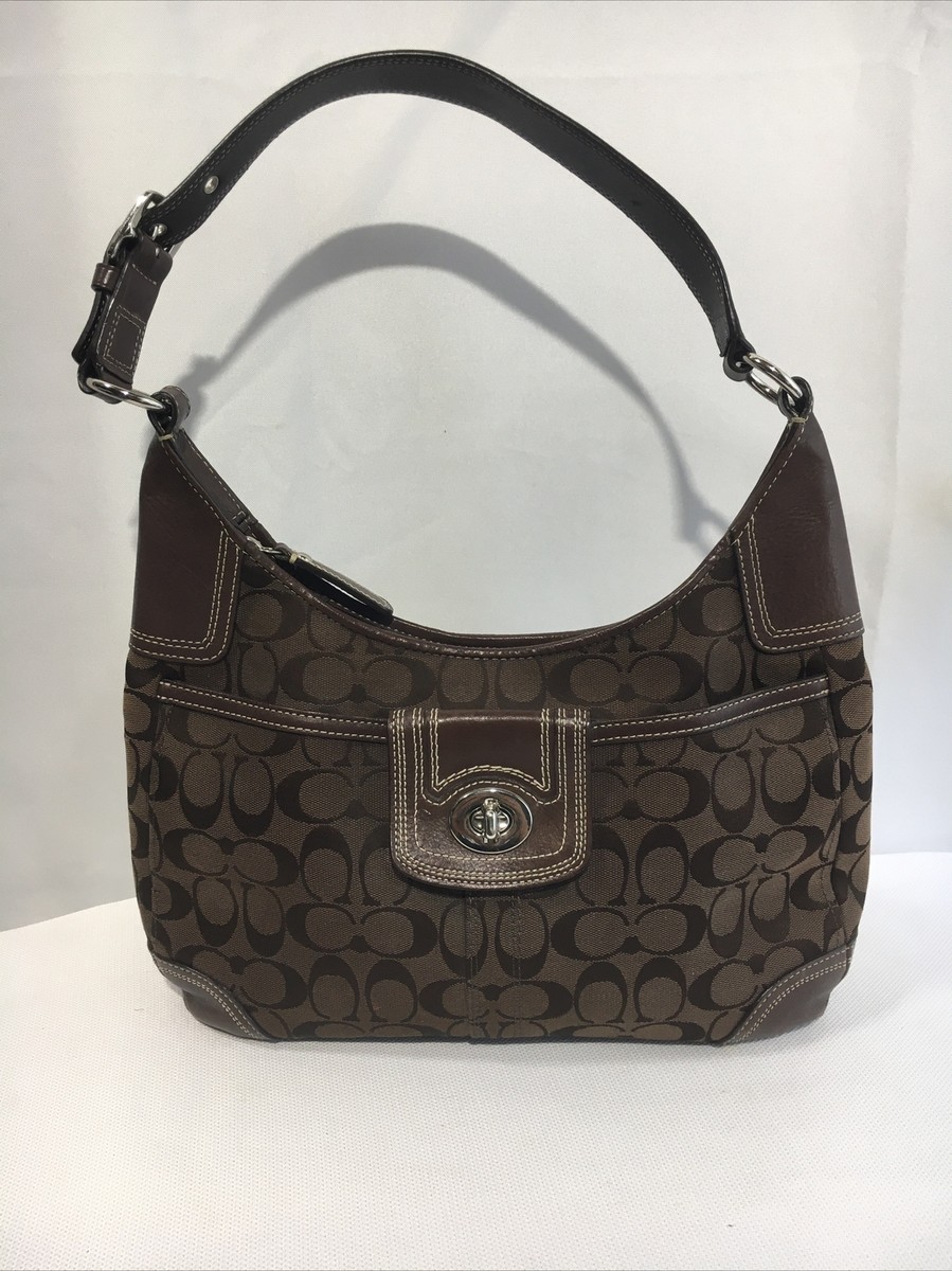 バッグ Coach Hampton Ergo Leather Hobo Bag Ltd. Coach hamptons ergo - Gem
