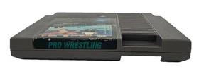 PRO WRESTLING NINTENDO NES VIDEO GAME CARTRIDGE ONLY AUTHENTIC 5 SCREW BLACK BOX