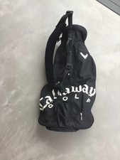 Callaway  Pencil Golf Bag – All Black – Lightweight – Good Condition-R/Hood inc