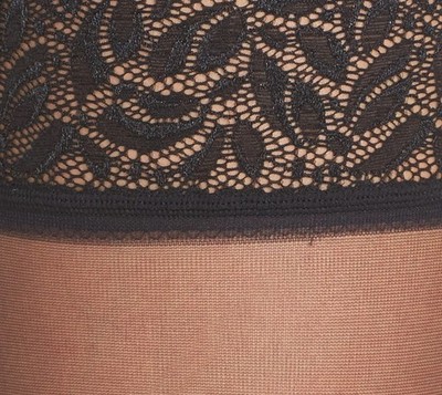 DIM DD01KH Dim European Stay-Up Sexy  Stockings Black Noir PICK SIZE 1 2 3 4