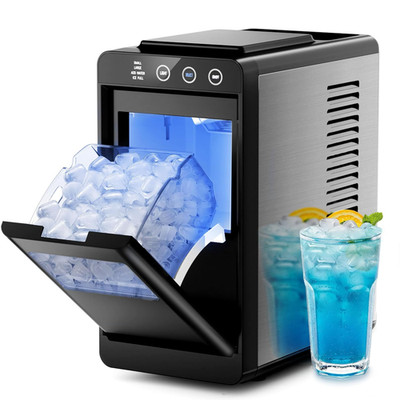 Ice Makers Countertop,26Lbs in 24Hrs, Portable Ice Maker Machine with Self-Clean