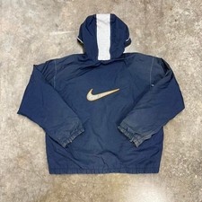 Vintage 90s Nike Quilt Lined Windbreaker Size XL