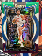 2024-25 Panini Select #65 Cade Cunningham Tri-Color Prizm