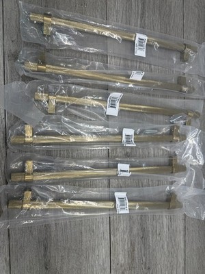 LOT 6x Berenson 5053-4MDB-P Radial Reign Knurled Round Bar Appliance Handle 