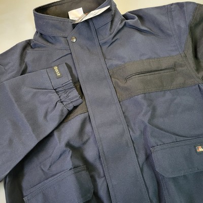 Workrite FR Nomex Men's S Small Long Sleeve Fire Resistant Navy Black Jacket
