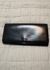 Vivienne Westwood Long Wallet Black Leather