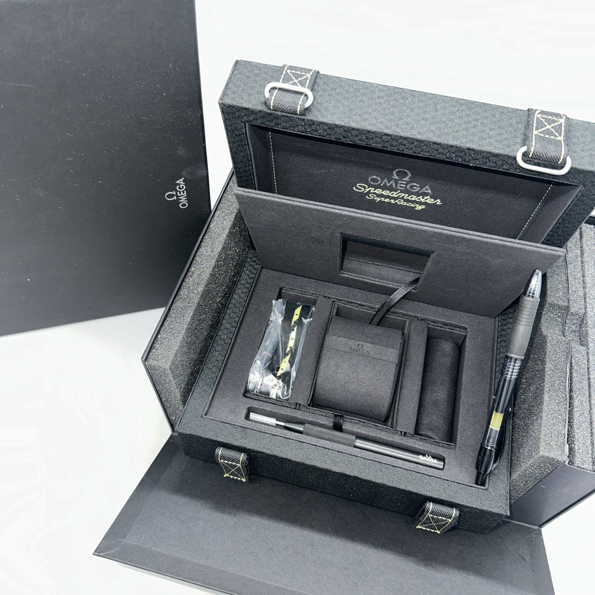OMEGA Speedmaster super racing 箱　BOX OMEGA Speedmaster SUPER RACING 2024 LIMITED 44.25 MM