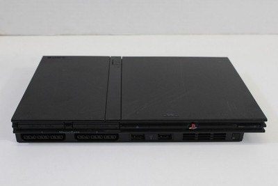 PlayStation 2 PS2 Slim Black Console SCPH-70000 & AV AC NTSC-J