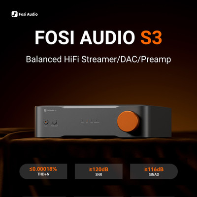 Fosi Audio S3 Netzwerk-Streamer Streamer Streaming High-Res Audio High-End WiFi 