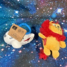 Emirates Fly Me Airways Lewis The Lion Plush & vibrating airplane