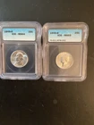 ICG 1946-S and Scarce Variety 1946-S/S RPM-2 FS-501 Washington Silver Quarters