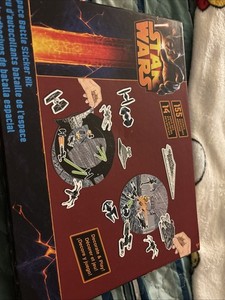 Star Wars Space Battle Sticker Kit 155 Stickers 14 Punch Outs Decorate and Play