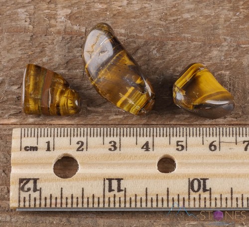TIGERS EYE Tumbled Healing Crystals and Stones, Self Care, Unique Gift, E0437 - 第 6/6 張圖片