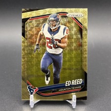 2025 Panini Prizm Ed Reed True Gold Vinyl (5/5) Houston Texans