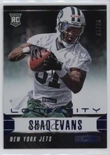 2014 Rookies & Stars Longevity Rookie Sapphire /25 Shaquelle Evans Shaq #182 0v0