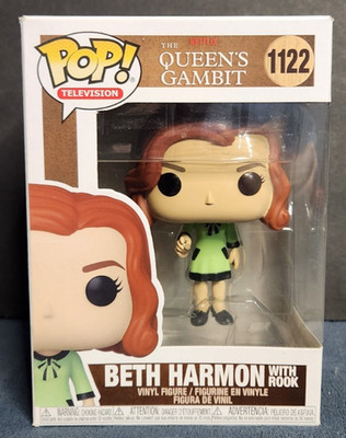 Funko Pop! Vinyl: Beth Harmon with Rook #1122 Netflix: The Queen's Gambit