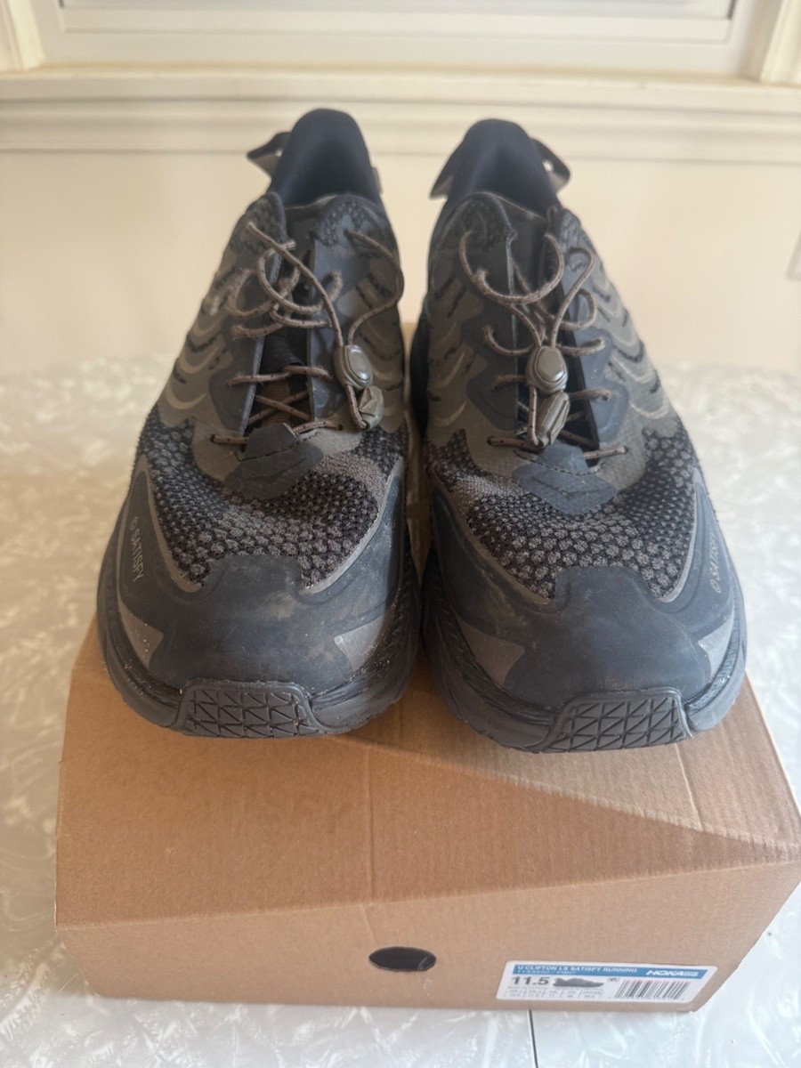 HOKA ONE ONE × Satisfy Running 28cm Hoka One One Clifton LS Satisfy Forged Iron Men's - 1143450 - US