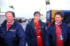 Jim Warren with Jenson Button Haywood Racing Slick 50 Formula Ford- Old Photo