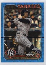 2024 Topps Chrome Logofractor Edition Blue Refractor 6/150 Juan Soto #150 0o48