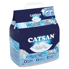 Image of 30L White Catsan Hygiene Non-Clumping Cat Litter, 100 Percent Natural, Absorbent