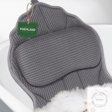 Bath Pillows for Tub, Luxury Bath Pillow Soft 4d Mesh, Bathtub Pillow 6 Suction