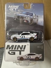 Mini GT BMW 3.0 CSL White  1/64 MGT00883-BL