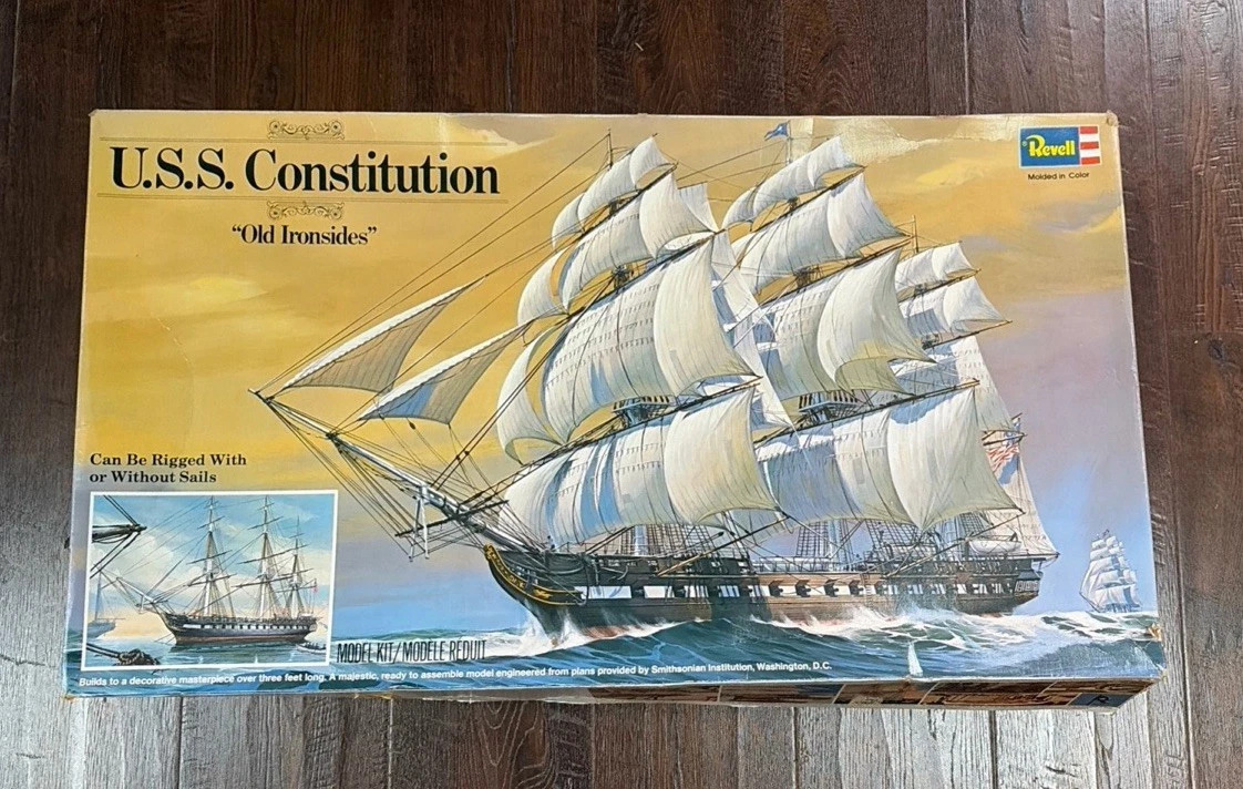 未組立　1969年頃のRevell製のUSSコンスティテューション号1/96 Uss Constitution 1 96 for sale | eBay