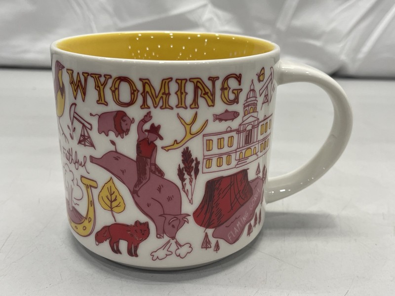 Starbucks Been There Series Across the Globe Wyoming Mug 14 oz