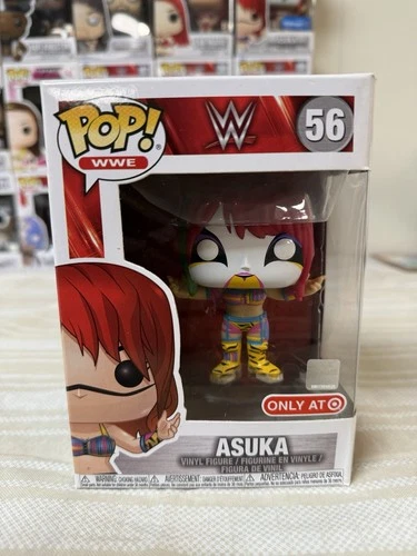 Funko Pop WWE 56 Asuka Target Exclusive New In Box w/ Protector