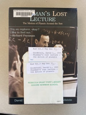 Feynman's Lost Lecture : The Motion of Planets Around the Sun by Richard Feynman